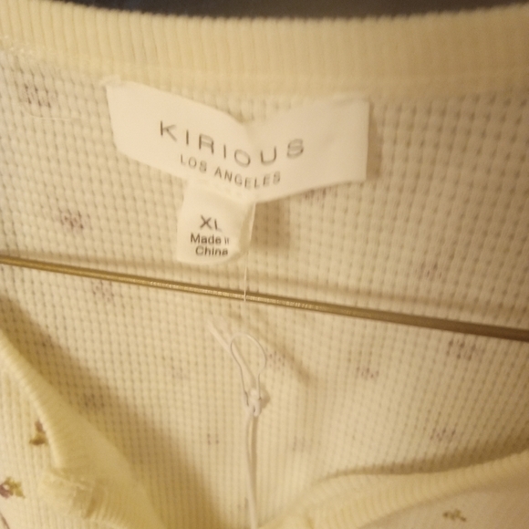 NET SHORT BUTTON UP TOP - Picture 4 of 5